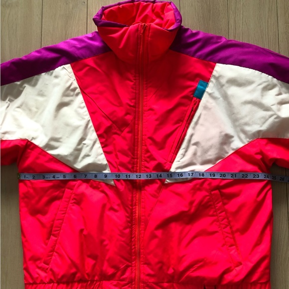 Vintage Obermeyer Sport Winter Ski Neon Jacket - Picture 3 of 11